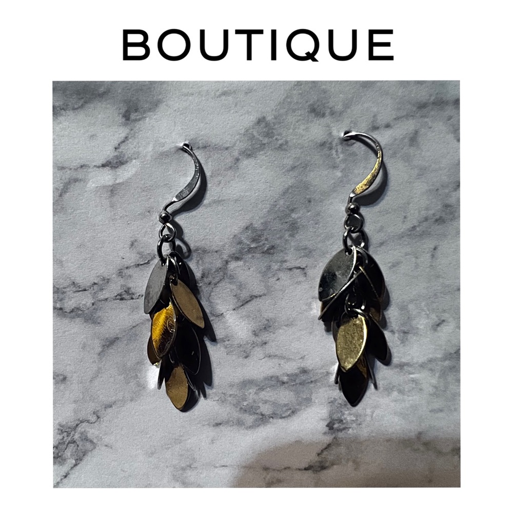 Cascading Leaves Dangle Earrings